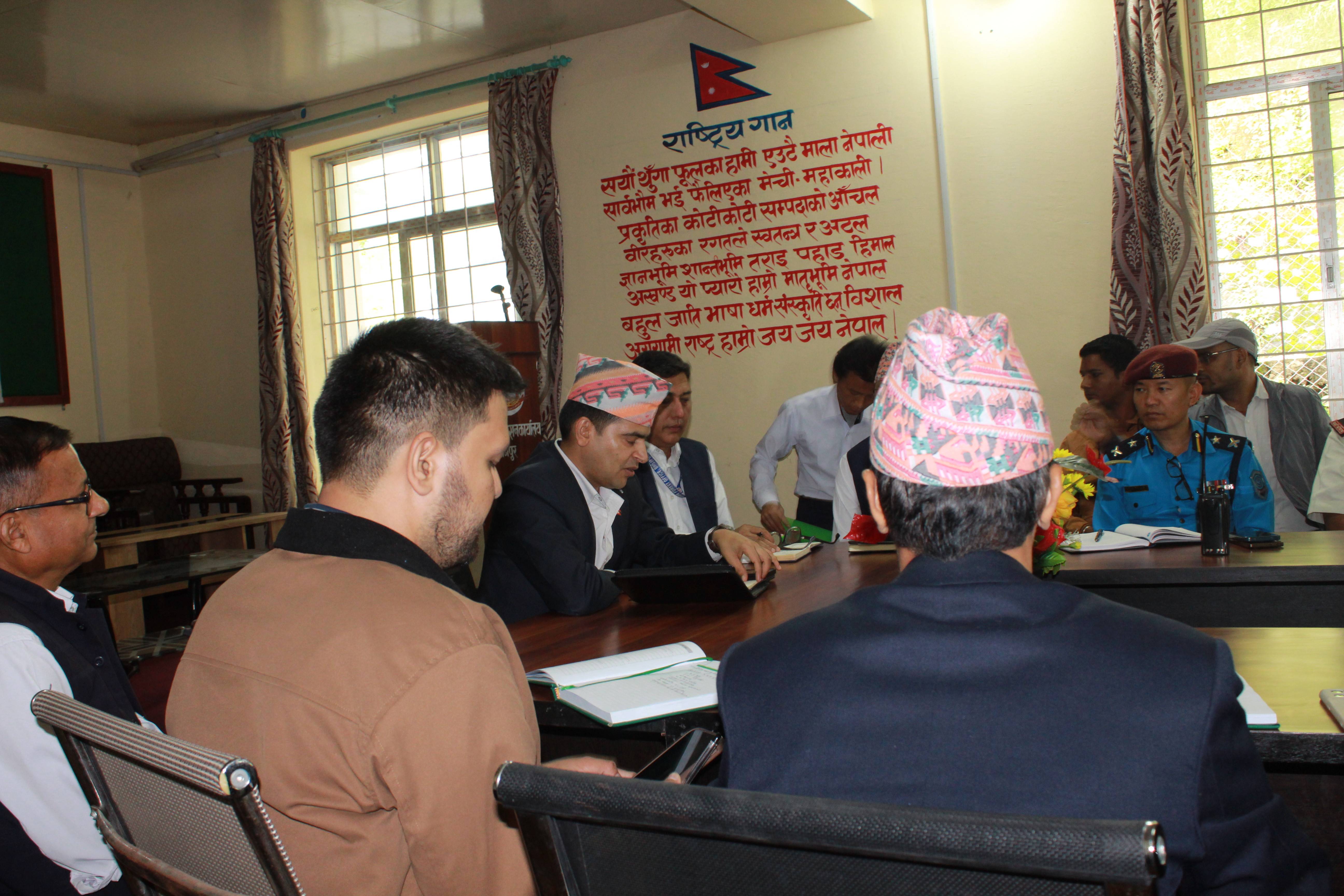 जिल्लास्थित कार्यालय प्रमुख र लेखा प्रमुखहरुसँग मिति २०८२-०४-२९ गते लेखापरीक्षक टोलीको छलफल तथा अन्तर्क्रिया कार्यक्रम